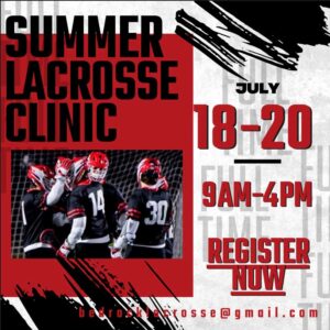 Summer Lacrosse Clinic 2023 Fitchburg.
